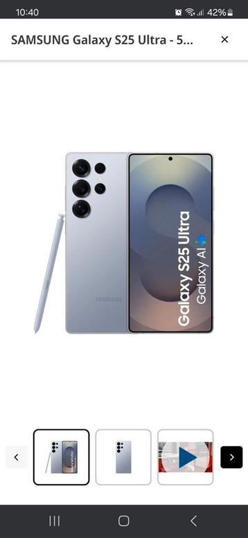 Samsung Galaxy S25 Ultra Blauw - 512GB beschikbaar voor biedingen