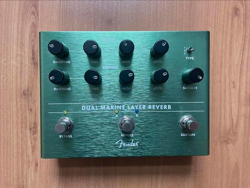 Fender reverb Z. G. A. N, Muziek en Instrumenten, Effecten, Zo goed als nieuw, Reverb, Ophalen of Verzenden