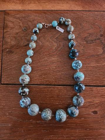 Turquoise Collier met Matrix - Origineel! beschikbaar voor biedingen