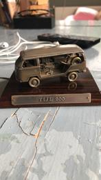 Massief zilveren volkswagen bus met mobiele drukkerij, Antiek en Kunst, Curiosa en Brocante, Ophalen of Verzenden