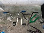 BMX onderdelen, stuur, wiel, trappers, frame packs etc, Ophalen, Gebruikt, Staal