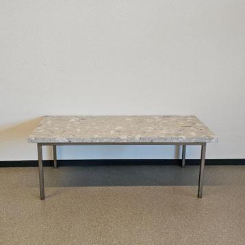 Vintage marmeren salontafel marble coffe table side table beschikbaar voor biedingen