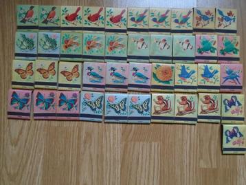 Luciferdoosjes 41 stuks afbeeldingen van dieren. beschikbaar voor biedingen