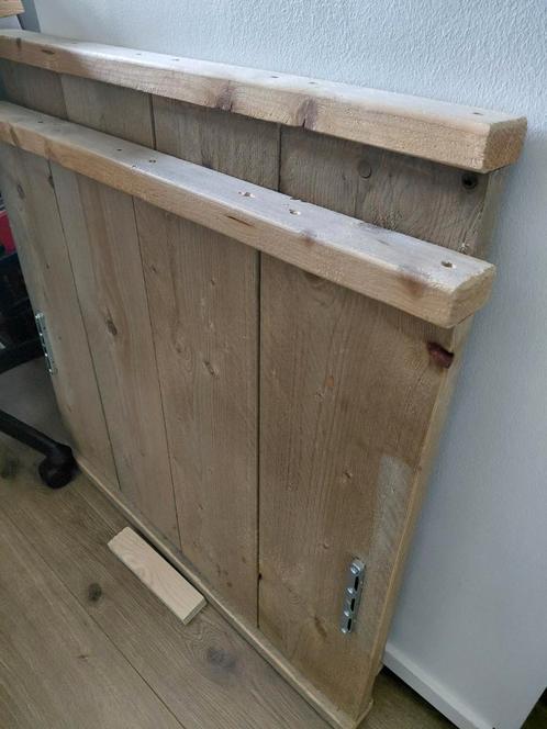 Heel mooi kinderbed 70140 steigerhout, Kinderen en Baby's, Kinderkamer | Bedden, Gebruikt, 70 tot 85 cm, Lattenbodem, Matras, Ophalen