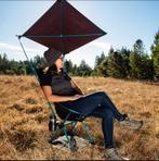 Nieuw! HELINOX Personal Shade zwart blauw beach, Caravans en Kamperen, Ophalen, Zo goed als nieuw, Campingstoel