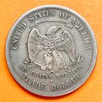 USA Trade Dollar 1875 S zilver, Ophalen of Verzenden, Noord-Amerika, Zilver