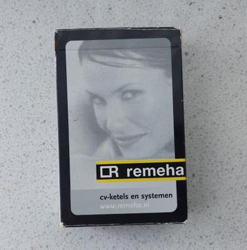 Remeha speelkaarten in doosje beschikbaar voor biedingen