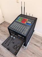 Professioneel Taperack - Soundcraft Si, Shure en Sennheiser, Ophalen, Zo goed als nieuw, 10 tot 20 kanalen, Microfooningang