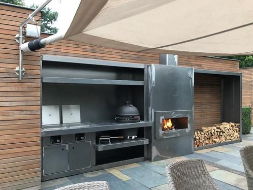Tuinkachels Terraskachels Tuinhaarden Houtkachels Vuurkorven, Tuin en Terras, Terrasverwarmers, Nieuw, Vloer, Ophalen of Verzenden