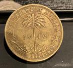 Britse West-Afrika 1946 Twee Shilling, Ophalen of Verzenden, Overige waardes, Losse munt