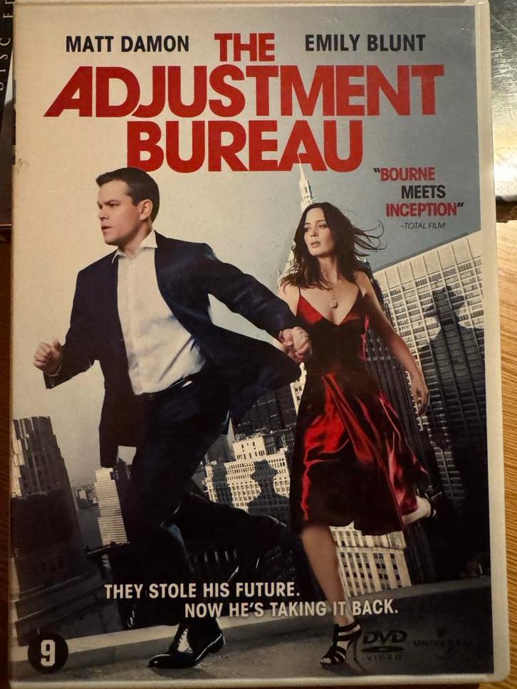 The Adjustment Bureau DVD - Actie/Thriller, Cd's en Dvd's, Dvd's | Actie, Zo goed als nieuw, Actiethriller, Vanaf 12 jaar, Ophalen of Verzenden