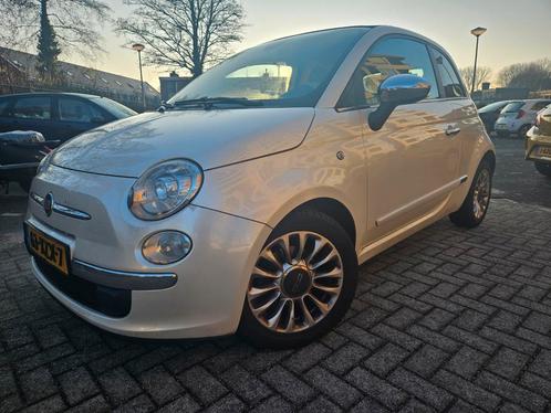 Fiat 500 0.8 C 2012 Parelmoer Wit, Auto's, Fiat, Particulier, Airconditioning, Bluetooth, Boordcomputer, Centrale vergrendeling