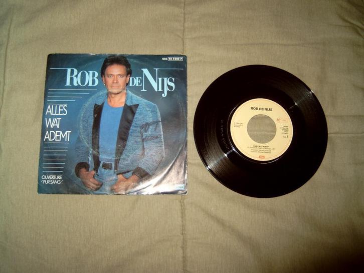 3 singles Rob de Nijs te koop (1 Engelstalig), Cd's en Dvd's, Vinyl | Nederlandstalig, Gebruikt, Overige genres, Overige formaten