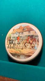 LUTTI vintage blik  met paardentafereel, Ophalen of Verzenden, Gebruikt, Overige, Overige merken