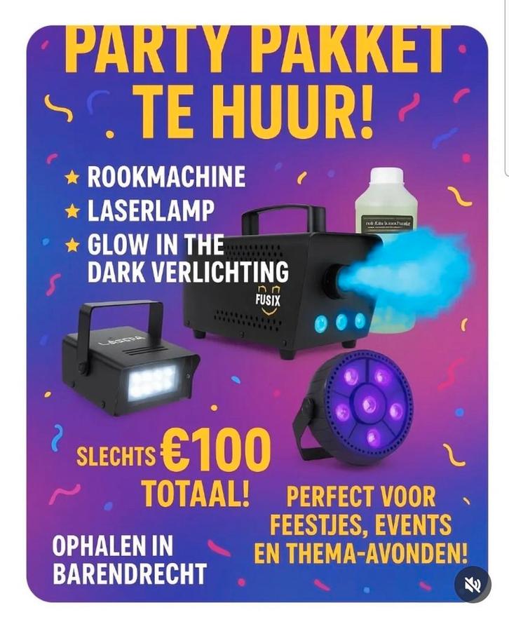 Super veel te huur! Barendrecht, Hobby en Vrije tijd, Feestartikelen | Verhuur, Zo goed als nieuw, Geboorte of Huwelijk, Ophalen of Verzenden