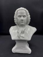 Witte Porseleinen Buste Bach. Hoogte 17 cm., Ophalen of Verzenden