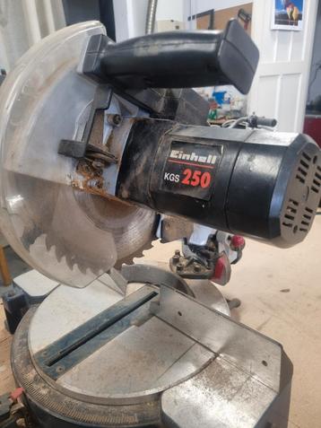 Einhell KGS 250 Afkortzaag - Weinig gebruikt beschikbaar voor biedingen