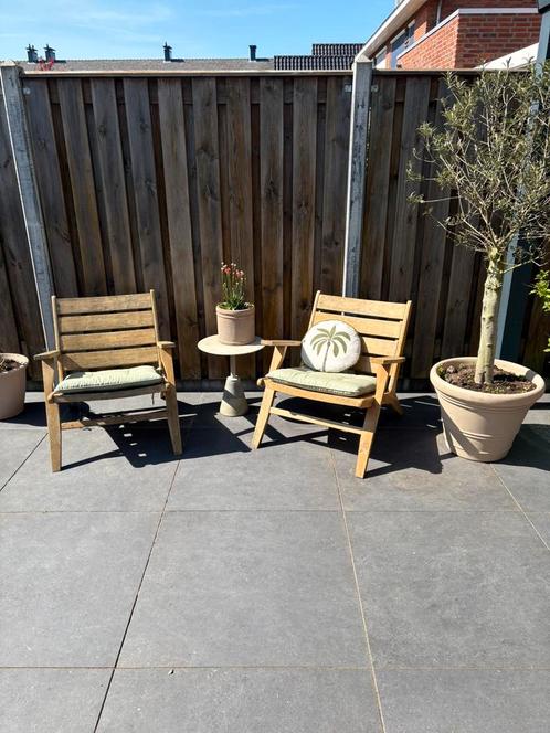 2 hele leuke goed onderhouden loungestoelen!, Tuin en Terras, Tuinstoelen, Zo goed als nieuw, Ophalen