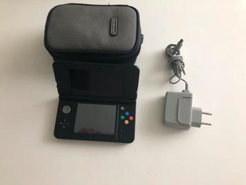New Nintendo 3DS Zwart + Tas en Oplader beschikbaar voor biedingen