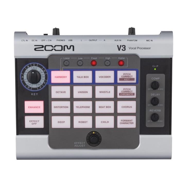 Zoom V3 Vocal Processor SUPERPRIJS AANBIEDING !!, Muziek en Instrumenten, Effecten, Nieuw, Reverb, Multi-effect, Ophalen of Verzenden