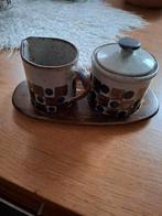 Retro suiker & melk op houten tablet jaren 70 /80, Ophalen of Verzenden, Zo goed als nieuw, Overige stijlen, Overige typen