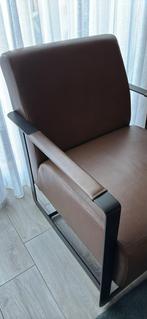 Bouman en Potter lederen stoel - zo goed als nieuw, Huis en Inrichting, Ophalen, Minder dan 75 cm, Leer, Zo goed als nieuw