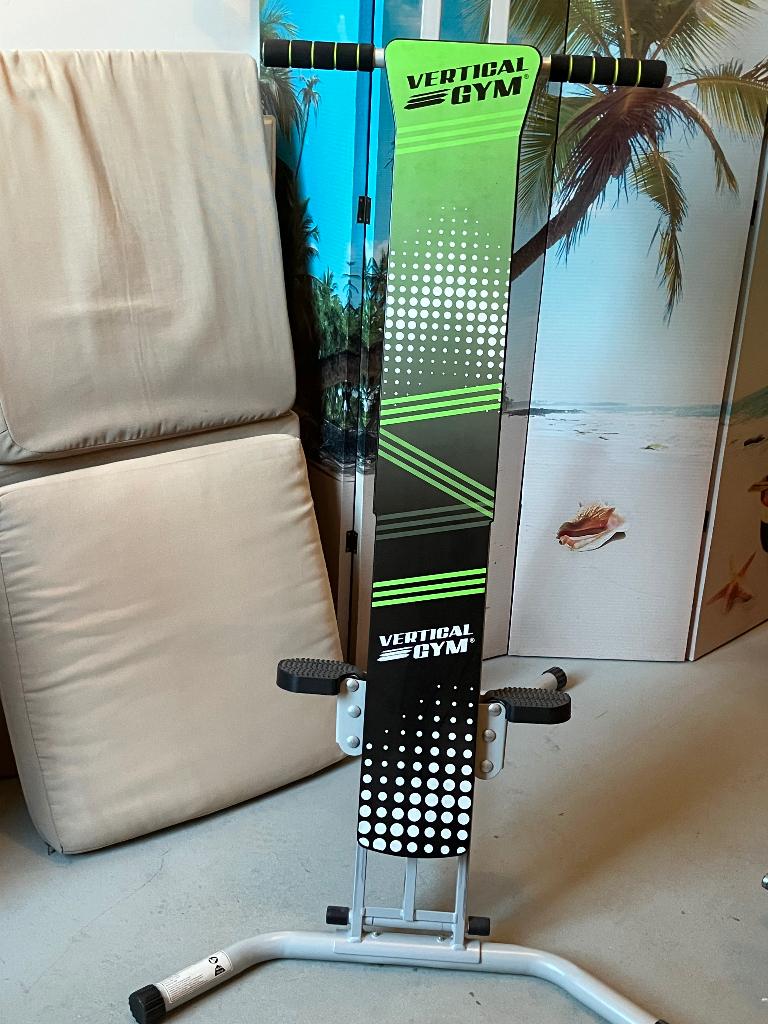 Sportartikel met boekje oefeningen, Sport en Fitness, Ophalen, Gebruikt, Krachtstation