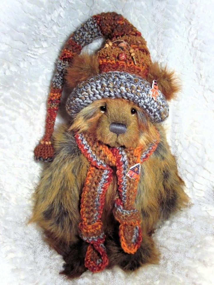 Puntmuts met sjaal set voor Charlie bears ea beren maat 50cm, Verzamelen, Beren en Cherished Teddies, Nieuw, Verzenden
