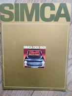 Simca 1301 1501 brochure 1968, Boeken, Auto's | Folders en Tijdschriften, Overige merken, Ophalen of Verzenden, Zo goed als nieuw