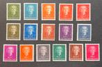 Kon. Juliana ‘en face’. NVPH 518-533. Postfris, Ophalen of Verzenden, Na 1940, Postfris
