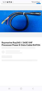 Raymarine Ray240 / 240E VHF Processor Power & Data Cable R49, Ophalen of Verzenden, Zo goed als nieuw