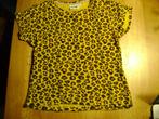 Badstof shirt luipaardprint maat 140, Ophalen of Verzenden, Zo goed als nieuw, Meisje, Shirt of Longsleeve