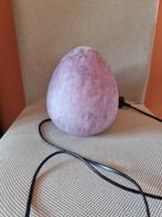 Vintage glazen ei lamp, Huis en Inrichting, Ophalen, Glas, Minder dan 50 cm