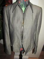 F100 SYLVER mt 42 nieuw label jasje antraciet linnen, Sylver, Verzenden, Maat 42/44 (L), Nieuw