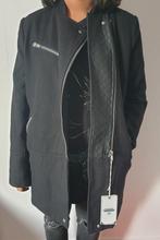 Pull & Bear oversized black coat XL NEW, Zwart, Maat 46/48 (XL) of groter, Nieuw, Ophalen of Verzenden