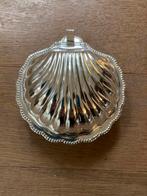 Epus boterschotel kaviaar antiek Jacobs schelp opaline glas, Antiek en Kunst, Antiek | Goud en Zilver, Ophalen of Verzenden