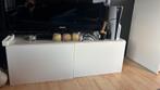 IKEA TV-kast/opbergkast met 2 deuren, Ophalen, Gebruikt, 100 tot 150 cm, Glas