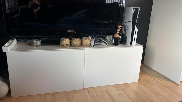 IKEA TV-kast/opbergkast met 2 deuren, Huis en Inrichting, Kasten | Televisiemeubels, Gebruikt, Minder dan 100 cm, 100 tot 150 cm