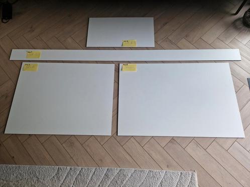 Trespa hpl ral9010 2x rest stuk  6mm dikte, Doe-het-zelf en Verbouw, Platen en Panelen, Nieuw, HPL, Minder dan 20 mm, Ophalen