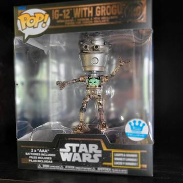 IG-12 with Grogu 720 Funko Pop! Licht en geluid. beschikbaar voor biedingen