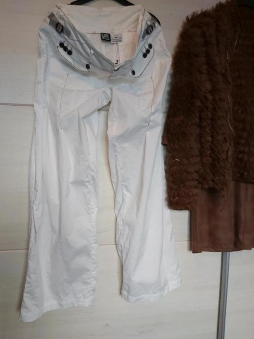 Prachtige broek pantalon wit katoen 44 46 met stretch zizo, Kleding | Dames, Broeken en Pantalons, Zo goed als nieuw, Maat 42/44 (L)