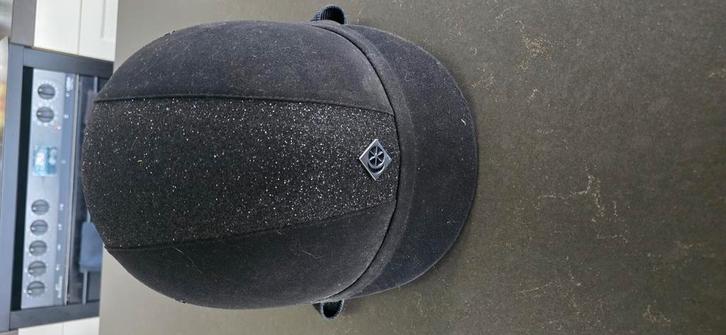 Charles Owen glittercap maat 61 (59), Dieren en Toebehoren, Paardrijkleding, Gebruikt, Dames, Cap, Dressuur, Ophalen of Verzenden