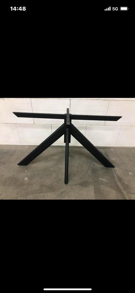 Matrix middenpoot spinpoot kruispoor met ovale koker, Huis en Inrichting, Tafelonderdelen, Nieuw, 200 cm of meer, Ovaal, Ophalen of Verzenden