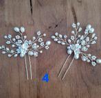 Bruid Haaraccessoires: 2x flower/ Pearl hairpins, nieuw, Ophalen of Verzenden, Nieuw, Accessoires