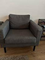 Fauteuil antraciet, Ophalen, Gebruikt, 75 tot 100 cm, 50 tot 75 cm