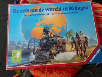 De reis om de wereld in 80 dagen, van Ravensbuger vintage beschikbaar voor biedingen