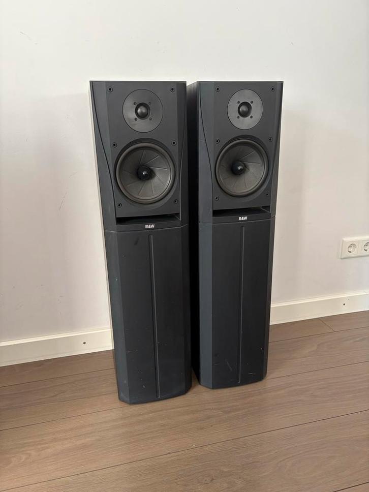 Bowers & Wilkins B&W DM305 Luidsprekers, Audio, Tv en Foto, Luidsprekers, Gebruikt, Front, Rear of Stereo speakers, 60 tot 120 watt