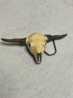 Vintage Bull Skull Riemgesp, Losse buckle of gesp, Overige kleuren, Ophalen of Verzenden, Nieuw