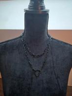 Zwarte ketting, Sieraden, Tassen en Uiterlijk, Kettingen, Verzenden, Nieuw, Zwart