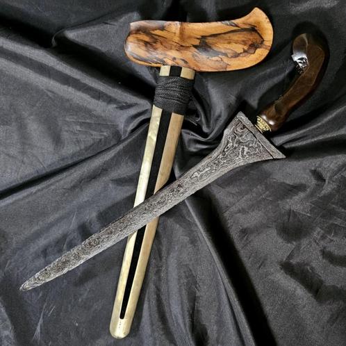 Antieke Keris Brojol Pedaringan Kebak Surakarta timoho KNL30, Antiek en Kunst, Kunst | Niet-Westerse kunst, Verzenden